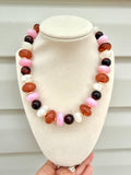Pink Macaroon Necklace