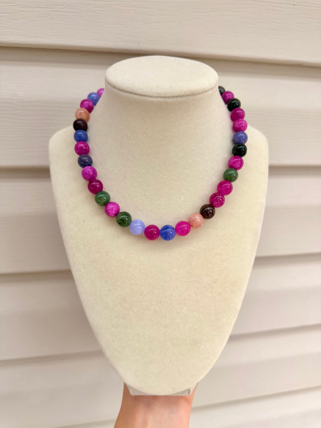 Iris Beaded Necklace