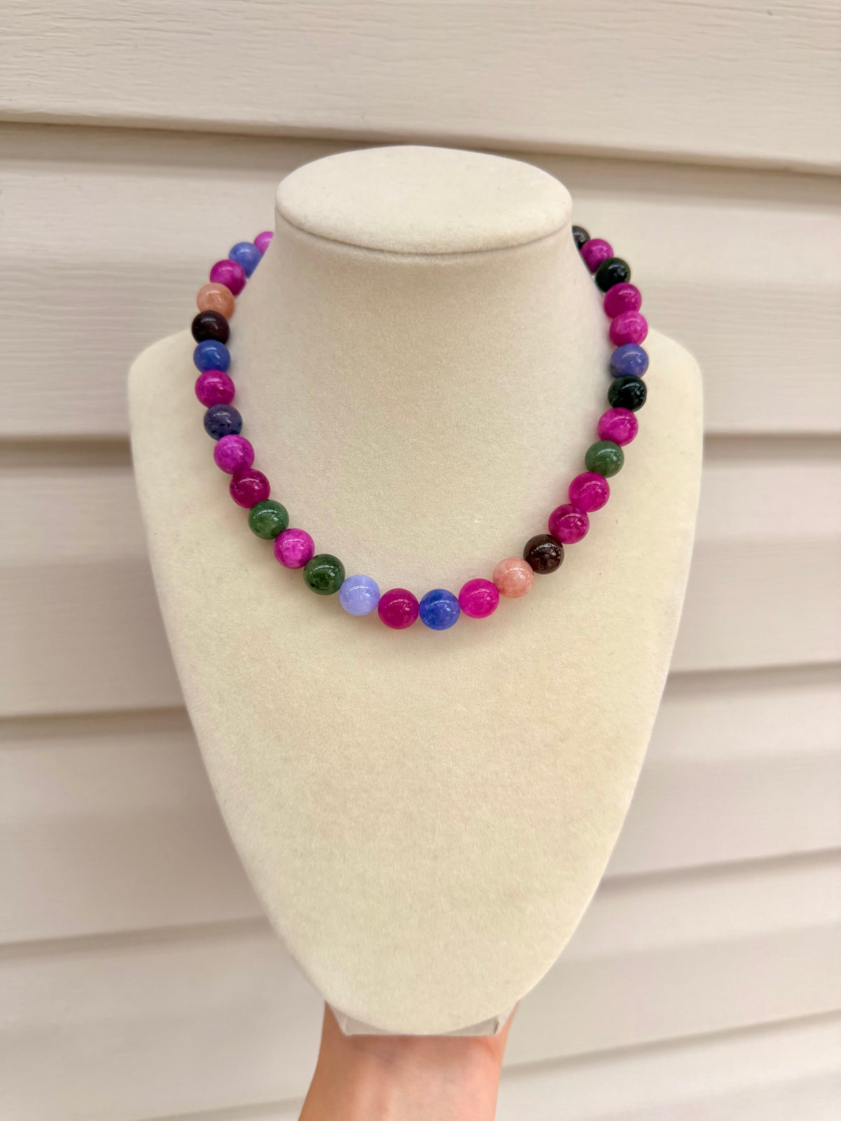 Iris Beaded Necklace