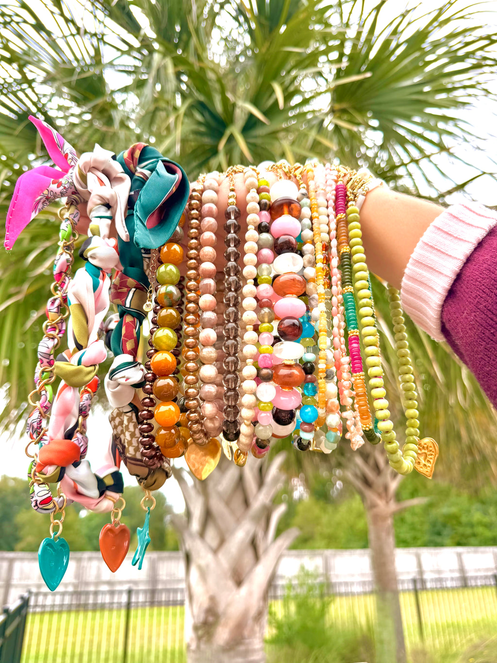 Colorpop Scarf Necklace