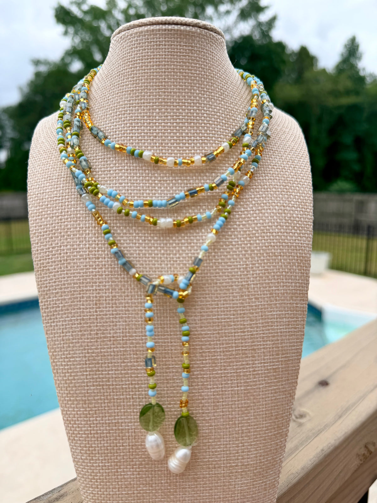 Seaglass Wrap Necklace