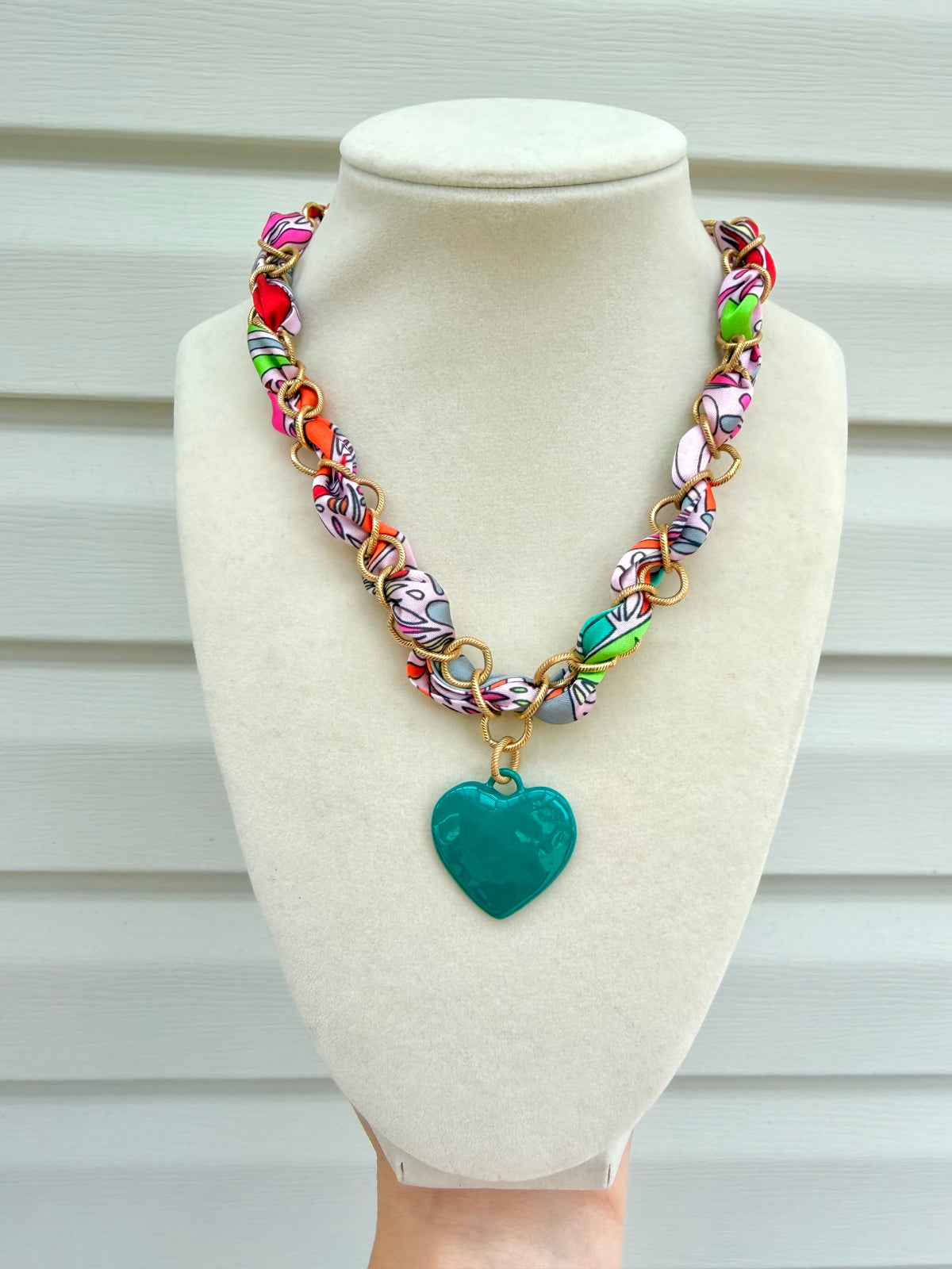 Colorpop Scarf Necklace
