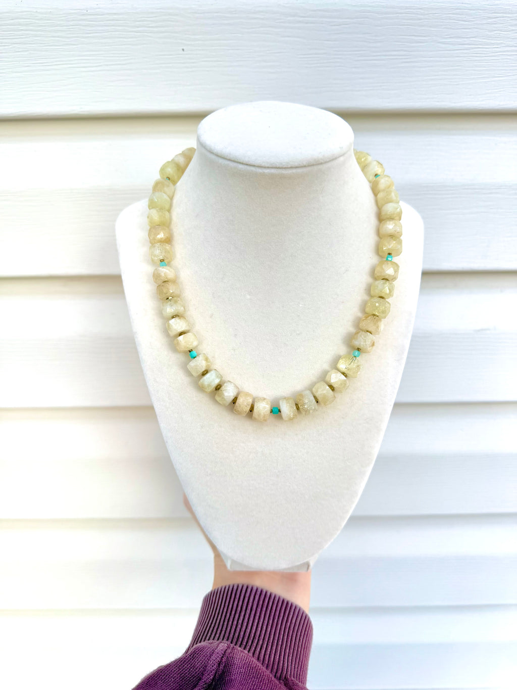 Citrine Wheel Necklace