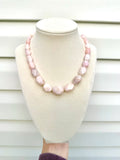 Pink Floral Necklace